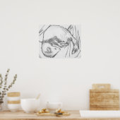 poster voor het trekken van fretten met "strepe" (Keuken)