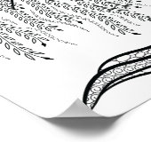 Poster voor het verven van wilde bomen (Hoek)