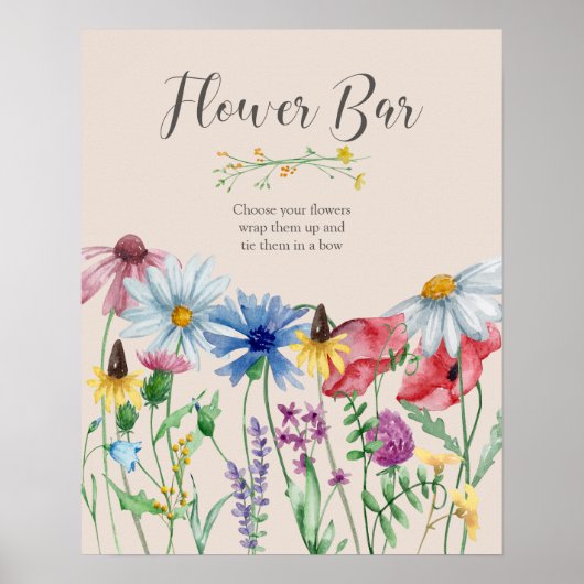 Poster voor het Vrijgezellenfeest van de bloemstaa (Voorkant)