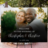Poster voor het welkomstteken voor bruiloft