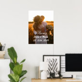Poster voor het welkomstteken voor bruiloft (Thuiskantoor)