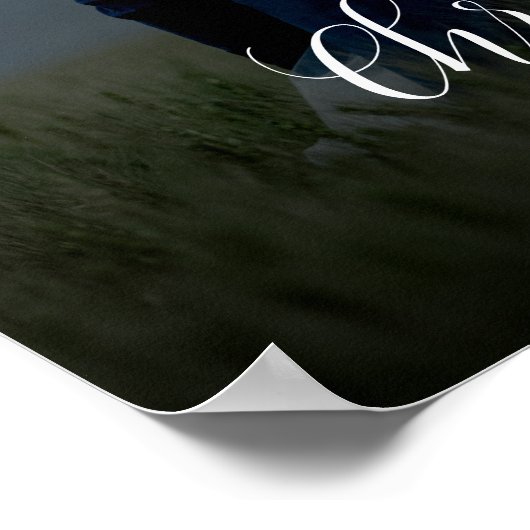 Poster voor het welkomstteken voor bruiloft (Hoek)