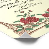 Poster voor het welkomstteken voor middeleeuwse Ro (Hoek)