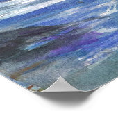 Poster voor hoge golven op zee (Hoek)