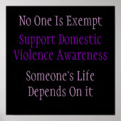 Poster voor huiselijk geweld (Voorkant)