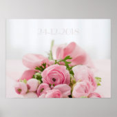 Poster voor huwelijksdatum Geheugen voor de echtge (Voorkant)