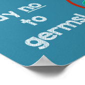 Poster voor informatie over de veiligheid met de h (Hoek)