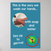 Poster voor informatie over de veiligheid met de h (Voorkant)