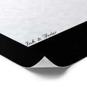 Poster voor inkt en veren (Hoek)