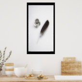 Poster voor inkt en veren (Keuken)