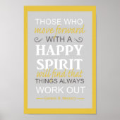 poster voor inspirerende gordon b hinckley citeert (Voorkant)