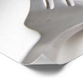 Poster voor instelling witte plaats (Hoek)