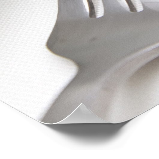 Poster voor instelling witte plaats (Hoek)