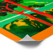 Poster voor Japanse reizen (Hoek)