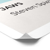 Poster voor Jaws film (Hoek)