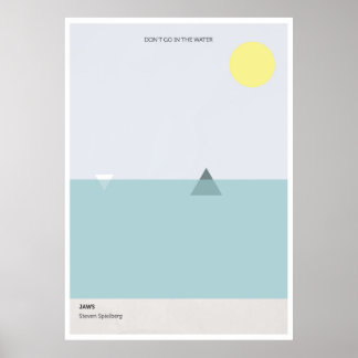 Poster voor Jaws film