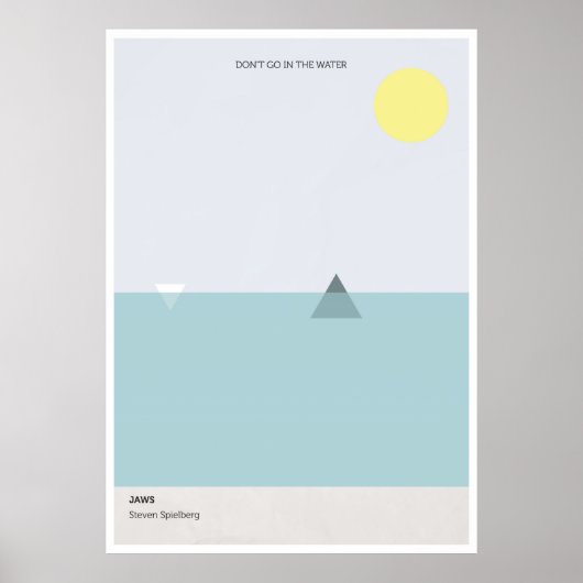 Poster voor Jaws film (Voorkant)