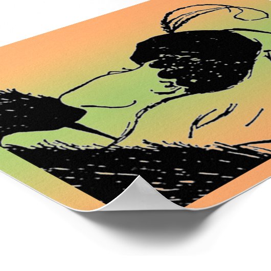 Poster voor jonge of oude vrouwen (Hoek)