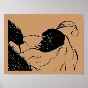 Poster voor jonge of oude vrouwen