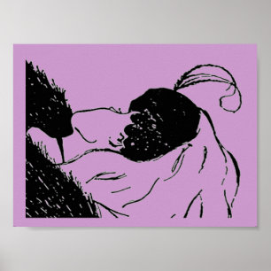 Poster voor jonge of oude vrouwen