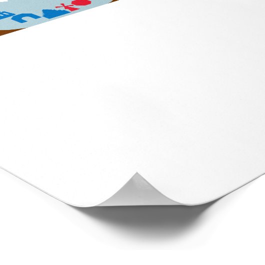 Poster voor kaartspel — horizontaal (Hoek)