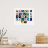 Poster voor kaartspel — horizontaal (Keuken)