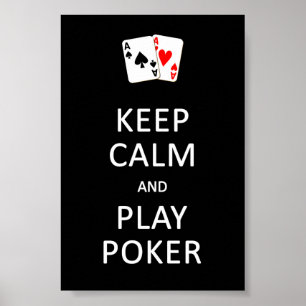 Poster VOOR KALK- EN SPELPOKER BEWAREN