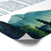 Poster voor kampeertafel (Hoek)