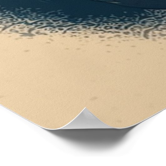 Poster voor katalytisch geluid in Japanse stijl -  (Hoek)