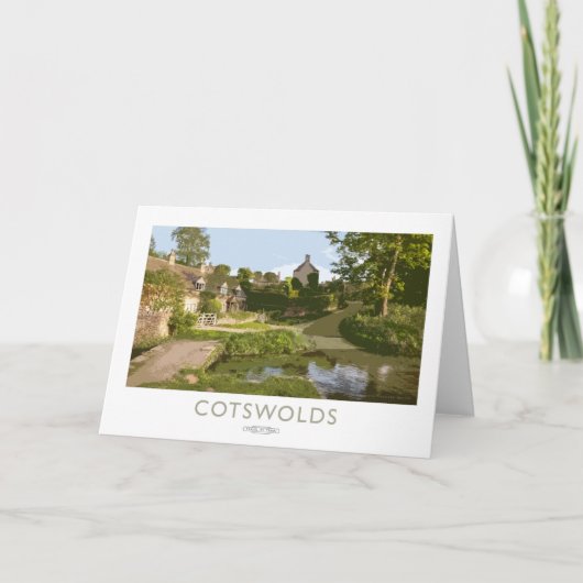 Poster voor katoenbieten bedankkaart (Voorkant)