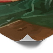 Poster voor  kerstavond met kerstavond (Hoek)