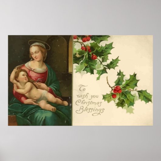 Poster voor  kerstavond met kerstavond (Voorkant)