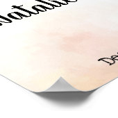 Poster voor kerstcadeaubruiloft (Hoek)