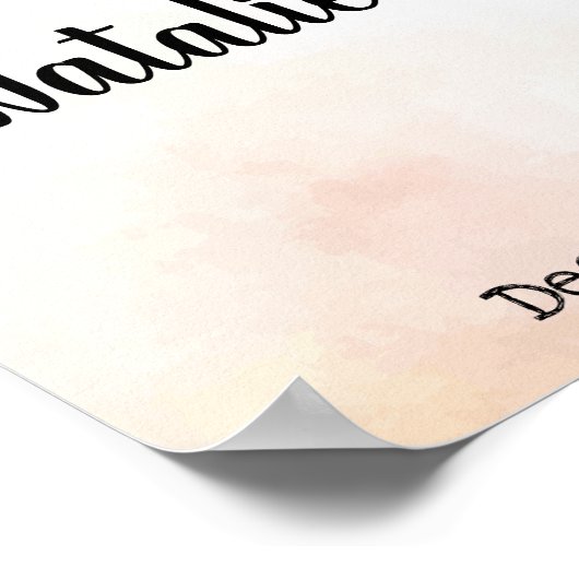 Poster voor kerstcadeaubruiloft (Hoek)