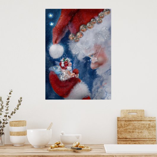 Poster voor kerstfeestdagen (Keuken)