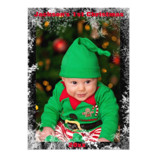 Poster voor kerstfoto's (Voorkant)