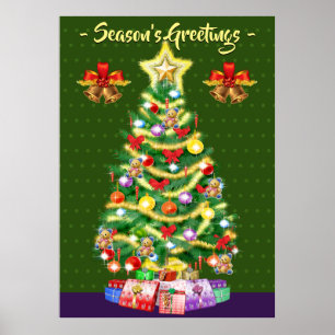 Poster voor kerstkerstmis