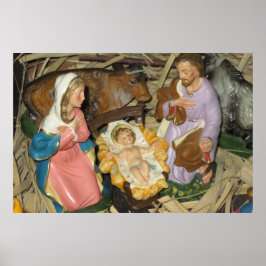 Poster voor kerstmis met een gevaar voor de nervo