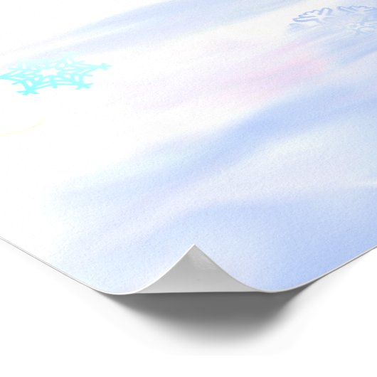 Poster voor kerstmis met Kind (Hoek)