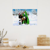 Poster voor kerstmis met Kind (Keuken)