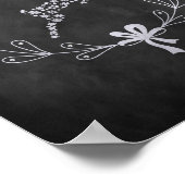 Poster voor kerstrendieren (Hoek)