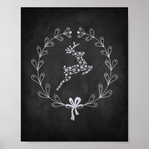 Poster voor kerstrendieren