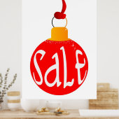 Poster voor kerstverkoop. (Keuken)