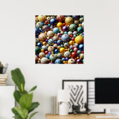 Poster voor kerstversiering (Thuiskantoor)