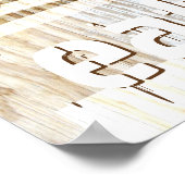 poster voor keuken rustige chemisch typografie (Hoek)