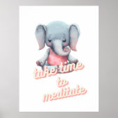 Poster voor kinderMeditatie Kunstruimte Decor (Voorkant)