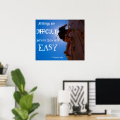 Poster voor klaslokalen aanmoedigen (Thuiskantoor)