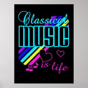Poster voor klassieke muziek