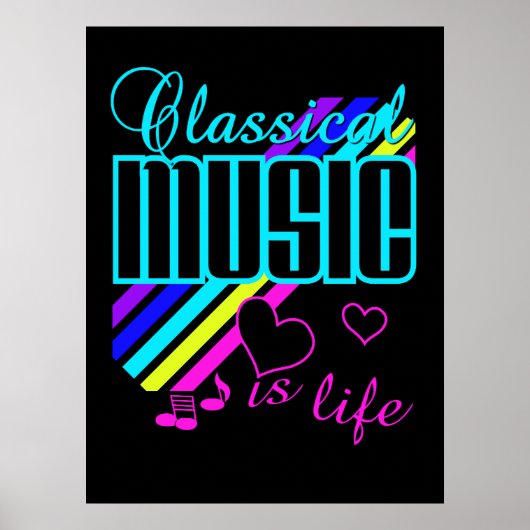 Poster voor klassieke muziek (Voorkant)