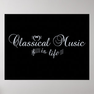 Poster voor klassieke muziek